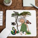 PC, gaming si accesorii - Periferice PC - Mousepad - Mousepad The Croods Buni Bunica Famlia Crood Epoca de Piatra CoolTrend, 21x19cm - Infinity.ro