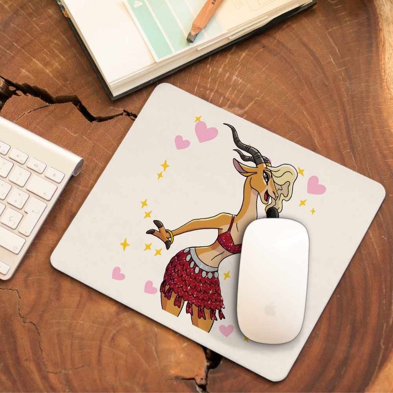 PC, gaming si accesorii - Periferice PC - Mousepad - Mousepad Zootopia Gazelle Cantareata Zootropolis Star Vedeta CoolTrend, 21x19cm - Infinity.ro