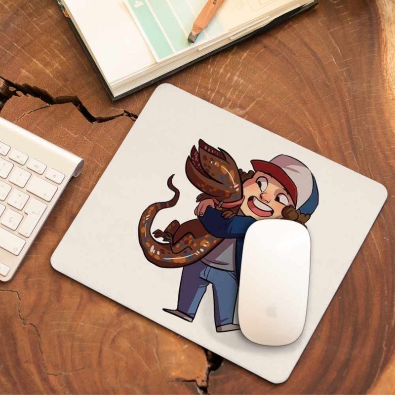 PC, gaming si accesorii - Periferice PC - Mousepad - Mousepad Stranger Things David Henderson Demogorgon Chibi CoolTrend, 21x19cm - Infinity.ro