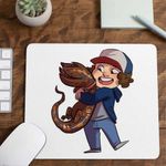 PC, gaming si accesorii - Periferice PC - Mousepad - Mousepad Stranger Things David Henderson Demogorgon Chibi CoolTrend, 21x19cm - Infinity.ro