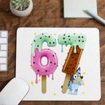 PC, gaming si accesorii - Periferice PC - Mousepad - Mousepad Six Seven Inghetata Bluey Creme 67 CoolTrend, 21x19cm - Infinity.ro
