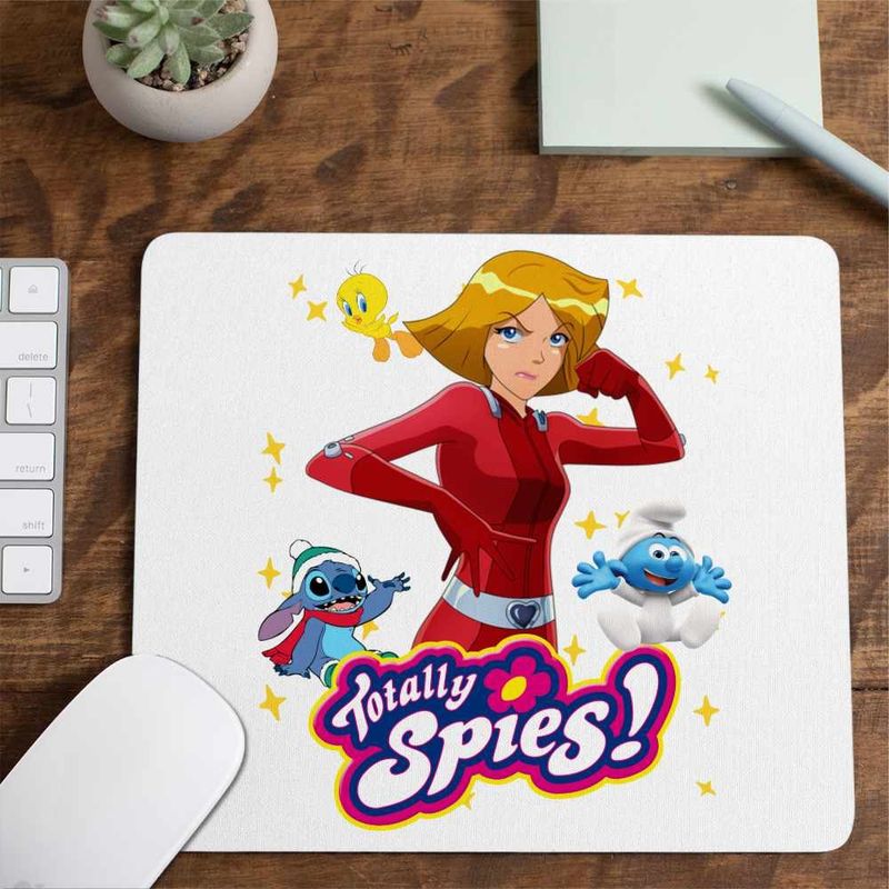 PC, gaming si accesorii - Periferice PC - Mousepad - Mousepad Spioanele Clover Totally Spies CoolTrend, 21x19cm - Infinity.ro