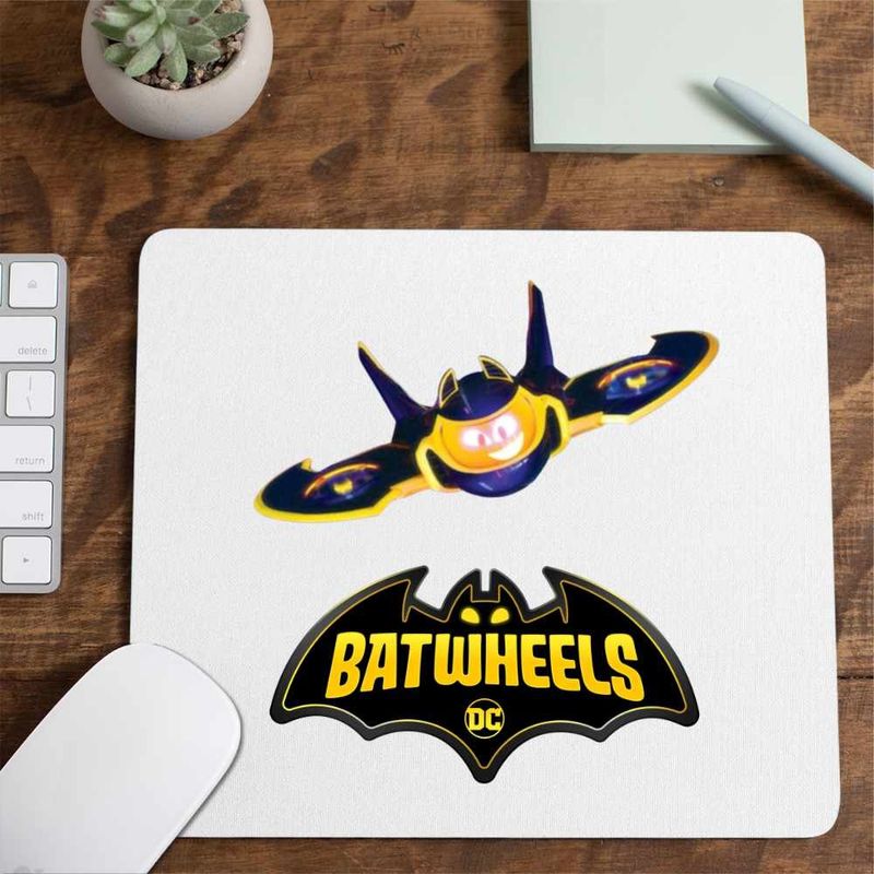 PC, gaming si accesorii - Periferice PC - Mousepad - Mousepad Batwheels Batwing Batroti Jet Batman, CoolTrend, 21x19cm - Infinity.ro