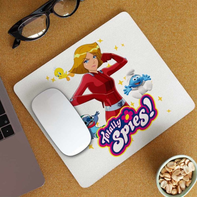 PC, gaming si accesorii - Periferice PC - Mousepad - Mousepad Spioanele Clover Totally Spies CoolTrend, 21x19cm - Infinity.ro