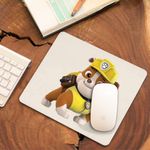 PC, gaming si accesorii - Periferice PC - Mousepad - Mousepad Paw Patrol Rubble Patrula Catelusilor Mecanic, CoolTrend, 21x19cm - Infinity.ro