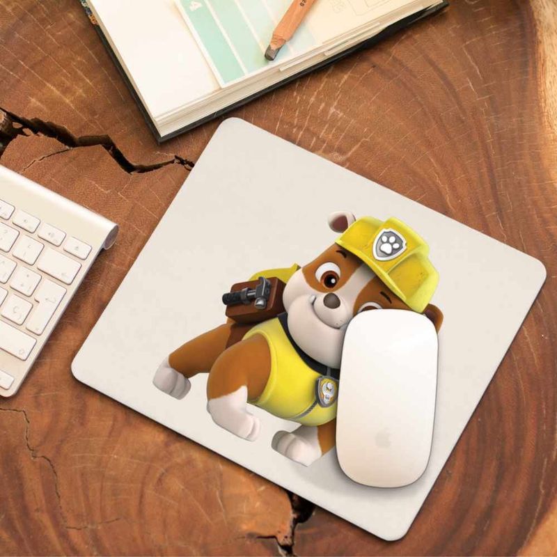 PC, gaming si accesorii - Periferice PC - Mousepad - Mousepad Paw Patrol Rubble Patrula Catelusilor Mecanic, CoolTrend, 21x19cm - Infinity.ro