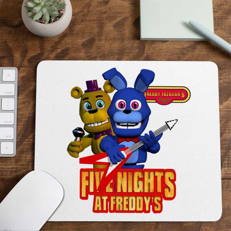 PC, gaming si accesorii - Periferice PC - Mousepad - Mousepad Fnaf Bonnie Five Nights at Freddy Horror Halloween CoolTrend, 21x19cm - Infinity.ro
