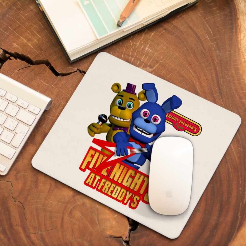 PC, gaming si accesorii - Periferice PC - Mousepad - Mousepad Fnaf Bonnie Five Nights at Freddy Horror Halloween CoolTrend, 21x19cm - Infinity.ro
