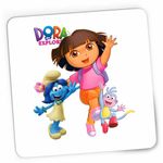 PC, gaming si accesorii - Periferice PC - Mousepad - Mousepad Dora Exploratoarea Strumfita Blossom Boots, CoolTrend, 21x19cm - Infinity.ro