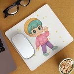 PC, gaming si accesorii - Periferice PC - Mousepad - Mousepad Huntrix Saja Boys Baby Rapper Kpop CoolTrend, 21x19cm - Infinity.ro