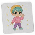 PC, gaming si accesorii - Periferice PC - Mousepad - Mousepad Huntrix Saja Boys Baby Rapper Kpop CoolTrend, 21x19cm - Infinity.ro