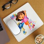 PC, gaming si accesorii - Periferice PC - Mousepad - Mousepad Dora Exploratoarea Strumfita Blossom Boots, CoolTrend, 21x19cm - Infinity.ro
