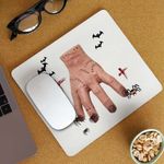 PC, gaming si accesorii - Periferice PC - Mousepad - Mousepad Familia Addams Hand Mana Halloween Horror Scoala CoolTrend, 21x19cm - Infinity.ro