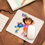 PC, gaming si accesorii - Periferice PC - Mousepad - Mousepad Dora Exploratoarea Strumfita Blossom Boots, CoolTrend, 21x19cm - Infinity.ro