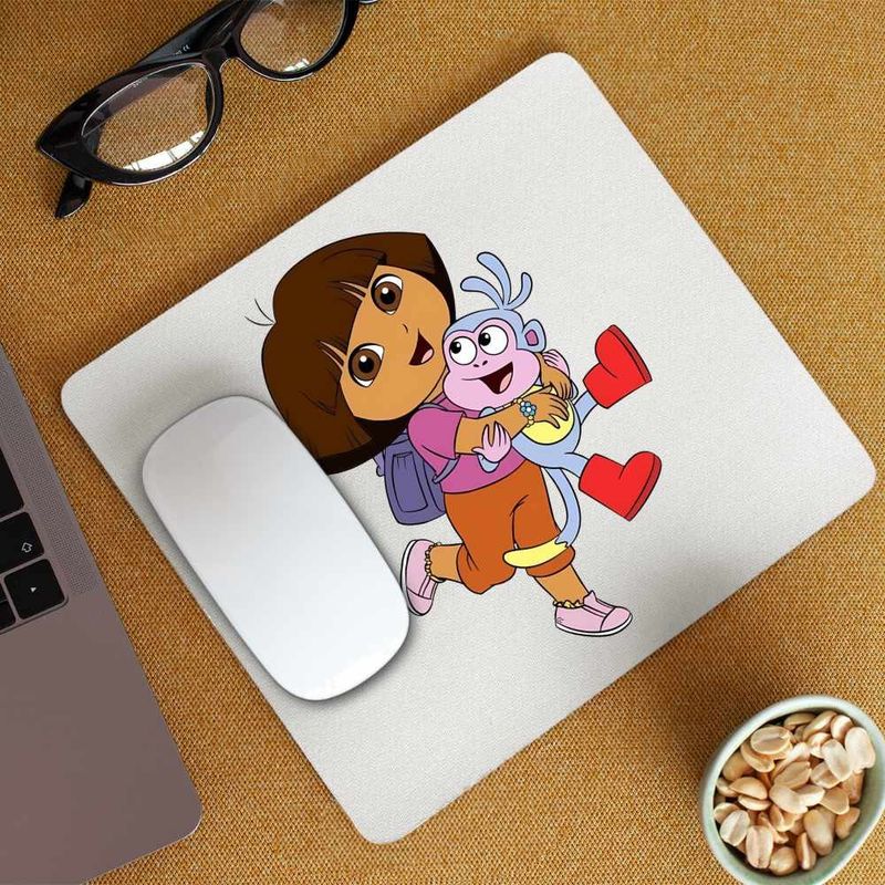 PC, gaming si accesorii - Periferice PC - Mousepad - Mousepad Dora Exploratoarea Explorere, CoolTrend, 21x19cm - Infinity.ro
