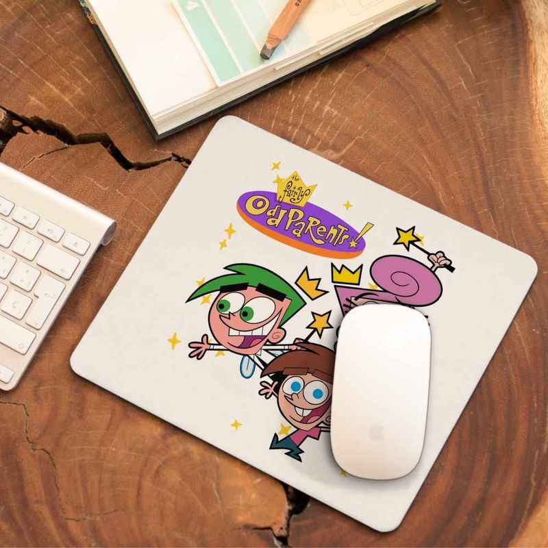PC, gaming si accesorii - Periferice PC - Mousepad - Mousepad Fairly Odd Parents Team Timmy Wanda Cosmo Nasii mei Vrajitori CoolTrend, 21x19cm - Infinity.ro