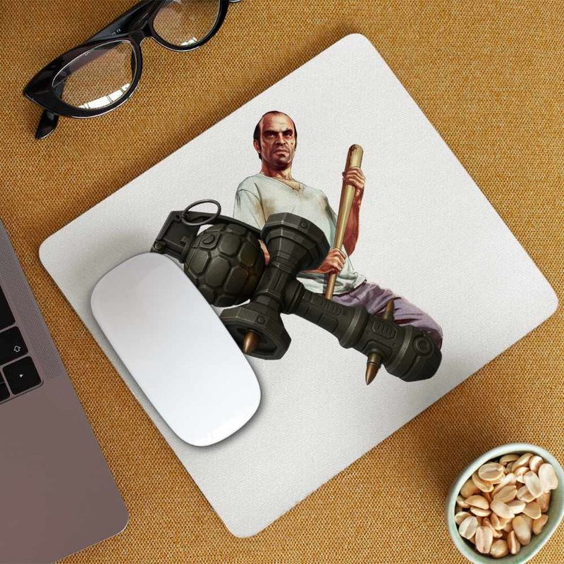 PC, gaming si accesorii - Periferice PC - Mousepad - Mousepad Kendama GTA Trevor Grenada CoolTrend, 21x19cm - Infinity.ro