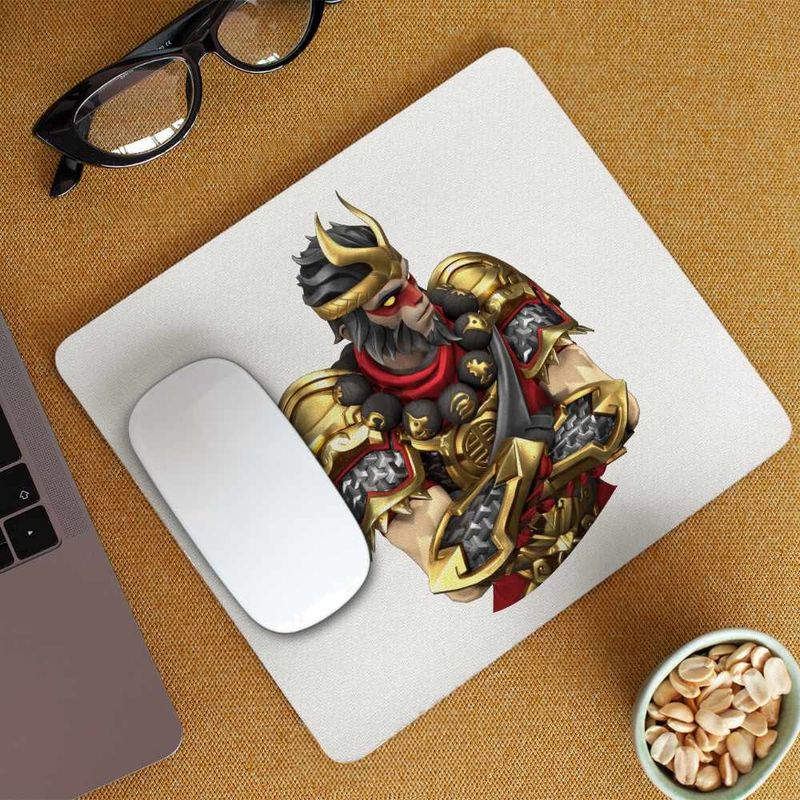 PC, gaming si accesorii - Periferice PC - Mousepad - Mousepad Wukong Fortnite Gamer Lol Monkey, 21x19cm - Infinity.ro