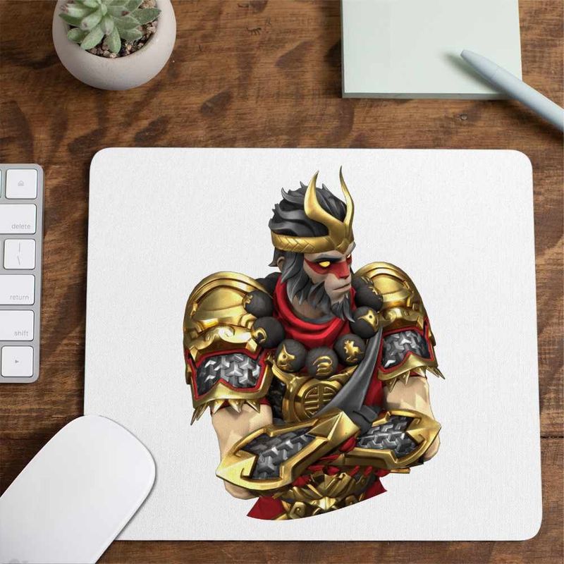 PC, gaming si accesorii - Periferice PC - Mousepad - Mousepad Wukong Fortnite Gamer Lol Monkey, 21x19cm - Infinity.ro