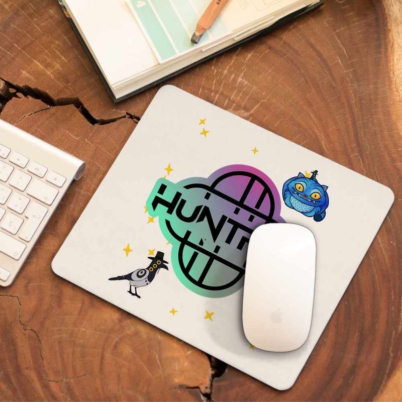 PC, gaming si accesorii - Periferice PC - Mousepad - Mousepad Huntrix Simbol Kpop Demon Hunters CoolTrend, 21x19cm - Infinity.ro