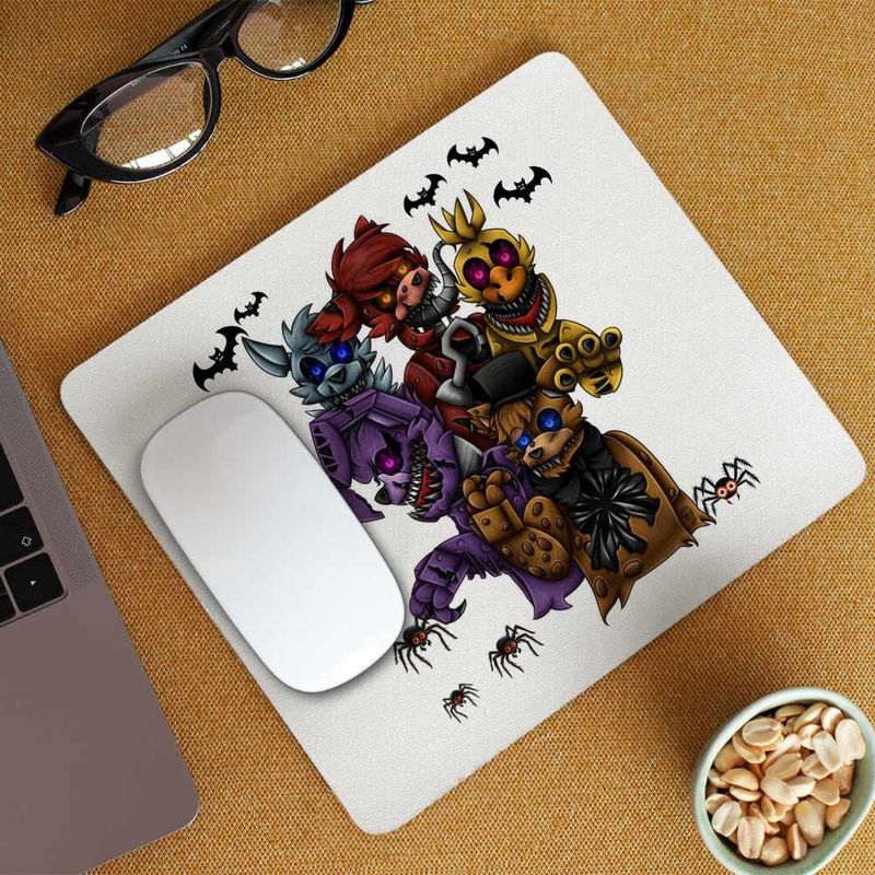 PC, gaming si accesorii - Periferice PC - Mousepad - Mousepad Fnaf Horror Five Nights at Freddy Horror Halloween CoolTrend, 21x19cm - Infinity.ro