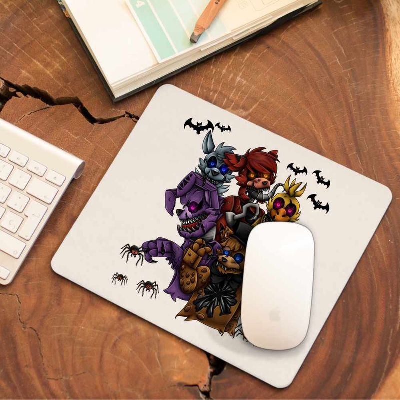 PC, gaming si accesorii - Periferice PC - Mousepad - Mousepad Fnaf Horror Five Nights at Freddy Horror Halloween CoolTrend, 21x19cm - Infinity.ro