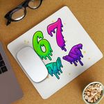 PC, gaming si accesorii - Periferice PC - Mousepad - Mousepad Six Seven Meme 67 CoolTrend, 21x19cm - Infinity.ro