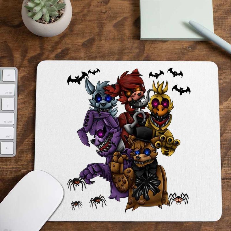 PC, gaming si accesorii - Periferice PC - Mousepad - Mousepad Fnaf Horror Five Nights at Freddy Horror Halloween CoolTrend, 21x19cm - Infinity.ro