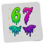 PC, gaming si accesorii - Periferice PC - Mousepad - Mousepad Six Seven Meme 67 CoolTrend, 21x19cm - Infinity.ro