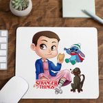 PC, gaming si accesorii - Periferice PC - Mousepad - Mousepad Stranger Things Jane Eleven Desene Cartoon CoolTrend, 21x19cm - Infinity.ro
