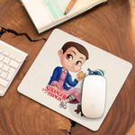 PC, gaming si accesorii - Periferice PC - Mousepad - Mousepad Stranger Things Jane Eleven Desene Cartoon CoolTrend, 21x19cm - Infinity.ro