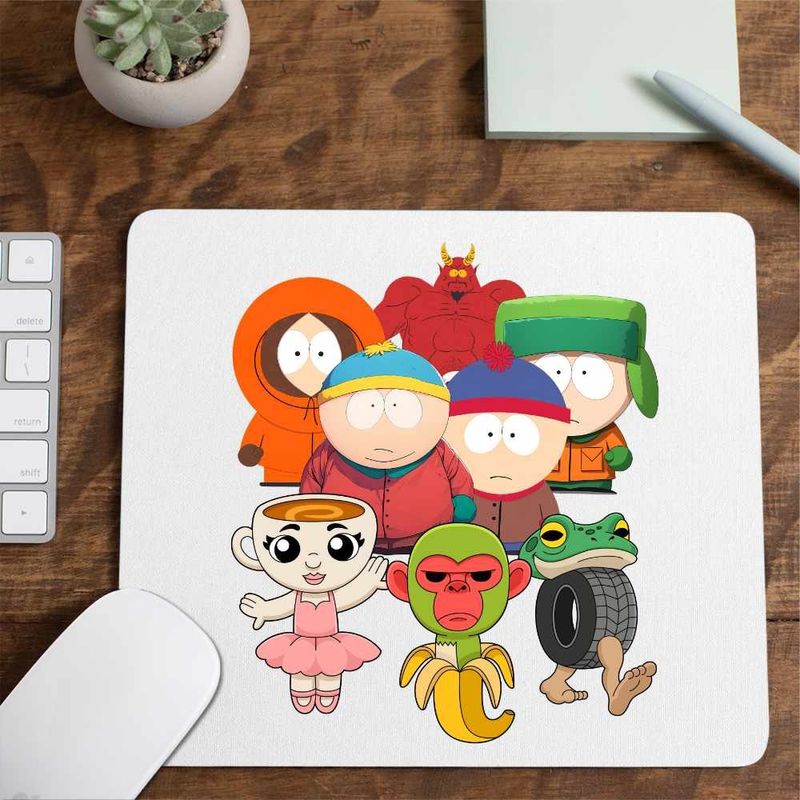 PC, gaming si accesorii - Periferice PC - Mousepad - Mousepad South Park Brainrot Capucina Bananini Ambalabu Italian, CoolTrend, 21x19cm - Infinity.ro