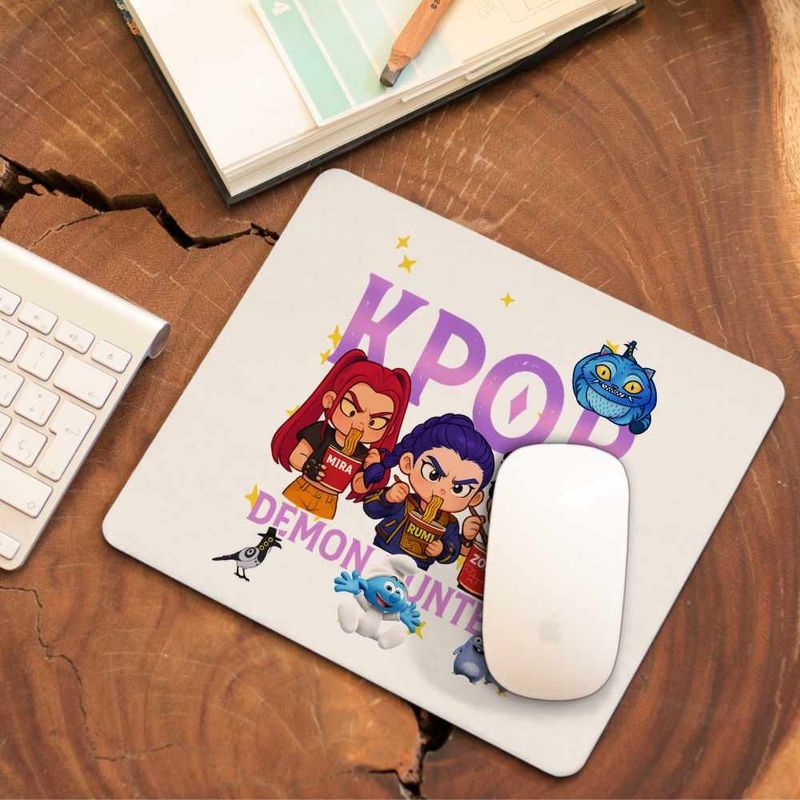 PC, gaming si accesorii - Periferice PC - Mousepad - Mousepad Huntrix Demon Masters Kpop CoolTrend, 21x19cm - Infinity.ro