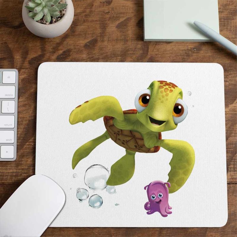 PC, gaming si accesorii - Periferice PC - Mousepad - Mousepad Finding Nemo Broasca Testoasa Squirt Ocean Viata Marina CoolTrend, 21x19cm - Infinity.ro