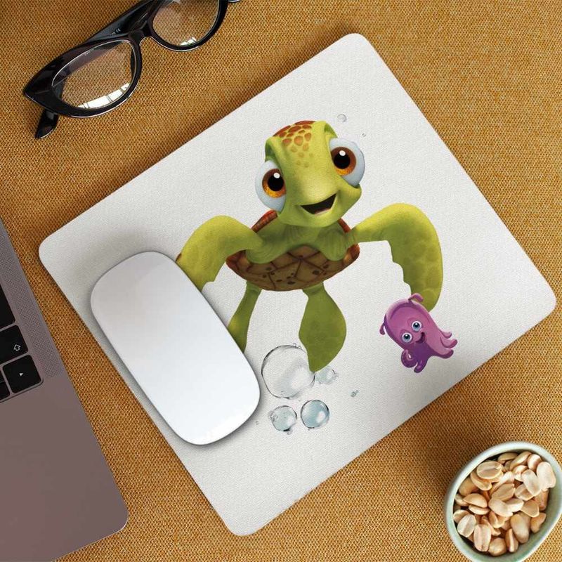 PC, gaming si accesorii - Periferice PC - Mousepad - Mousepad Finding Nemo Broasca Testoasa Squirt Ocean Viata Marina CoolTrend, 21x19cm - Infinity.ro