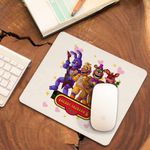 PC, gaming si accesorii - Periferice PC - Mousepad - Mousepad Fnaf Party Five Nights at Freddy Horror Halloween CoolTrend, 21x19cm - Infinity.ro