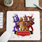 PC, gaming si accesorii - Periferice PC - Mousepad - Mousepad Fnaf Party Five Nights at Freddy Horror Halloween CoolTrend, 21x19cm - Infinity.ro