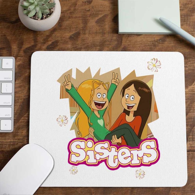 PC, gaming si accesorii - Periferice PC - Mousepad - Mousepad Surorile Vacanta The Sisters Wendy, CoolTrend, 21x19cm - Infinity.ro