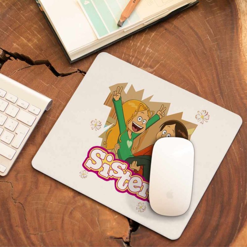 PC, gaming si accesorii - Periferice PC - Mousepad - Mousepad Surorile Vacanta The Sisters Wendy, CoolTrend, 21x19cm - Infinity.ro
