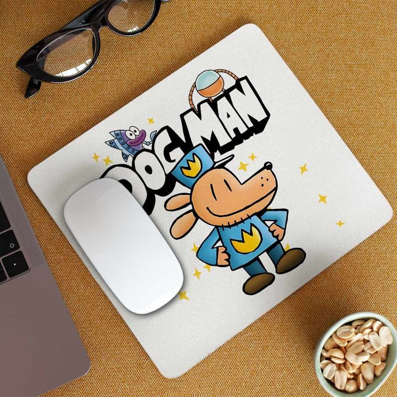 PC, gaming si accesorii - Periferice PC - Mousepad - Mousepad Dog Man Captain Underpants Dav Pilkey Dogman CoolTrend, 21x19cm - Infinity.ro