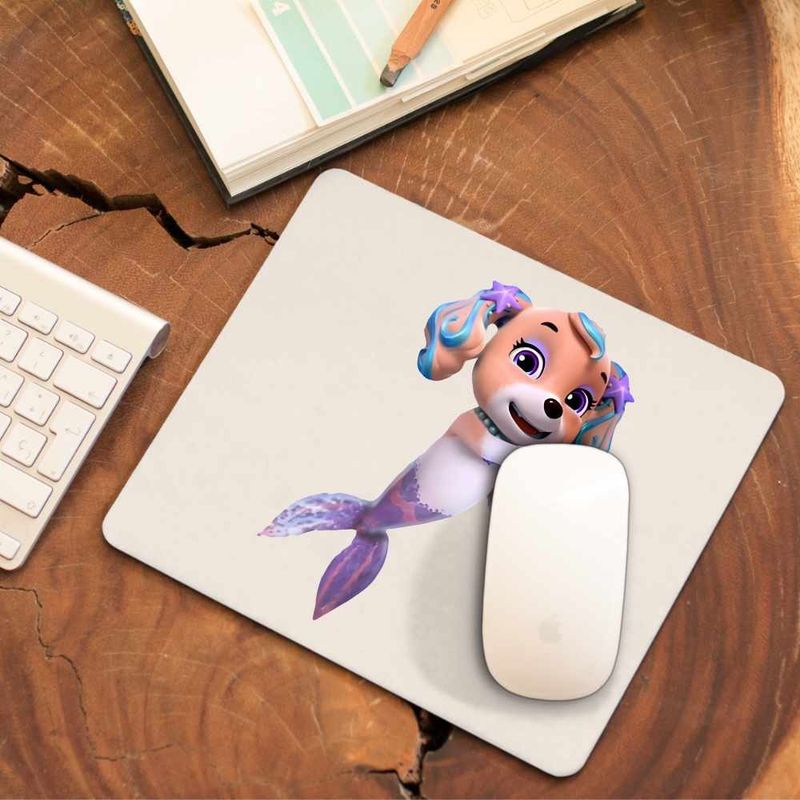 PC, gaming si accesorii - Periferice PC - Mousepad - Mousepad Paw Patrol Merpups Coral Patrula Catelusilor Catei Sirena, CoolTrend, 21x19cm - Infinity.ro