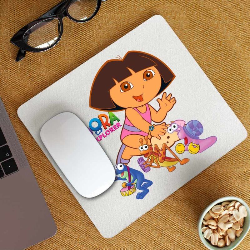 PC, gaming si accesorii - Periferice PC - Mousepad - Mousepad Dora Explorer Broscuta Greier Melc Nisip, CoolTrend, 21x19cm - Infinity.ro