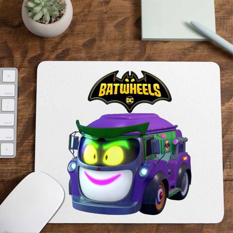 PC, gaming si accesorii - Periferice PC - Mousepad - Mousepad Batwheels Prank Joker Masina Batroti Desene Animate Masini, CoolTrend, 21x19cm - Infinity.ro