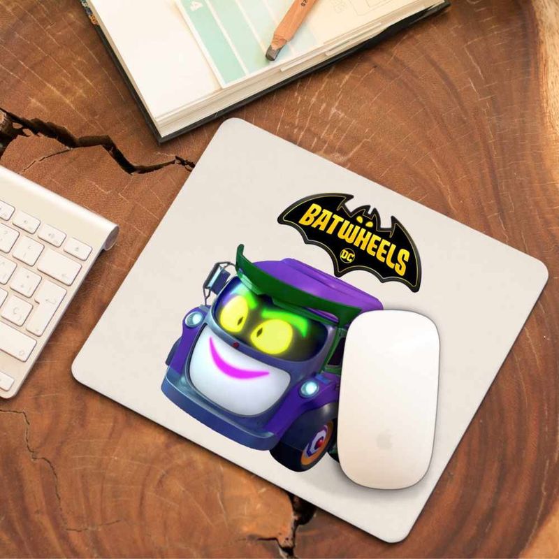 PC, gaming si accesorii - Periferice PC - Mousepad - Mousepad Batwheels Prank Joker Masina Batroti Desene Animate Masini, CoolTrend, 21x19cm - Infinity.ro