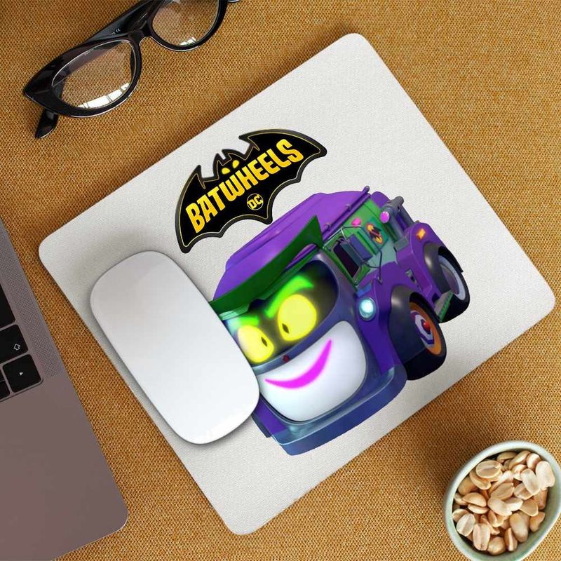 PC, gaming si accesorii - Periferice PC - Mousepad - Mousepad Batwheels Prank Joker Masina Batroti Desene Animate Masini, CoolTrend, 21x19cm - Infinity.ro