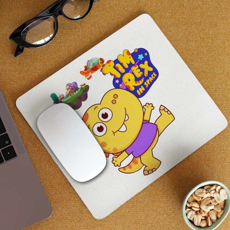 PC, gaming si accesorii - Periferice PC - Mousepad - Mousepad Tim Rex in Space Astronauti, CoolTrend, 21x19cm - Infinity.ro