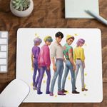 PC, gaming si accesorii - Periferice PC - Mousepad - Mousepad Huntrix Saja Boys Kpop Trupa CoolTrend, 21x19cm - Infinity.ro
