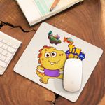 PC, gaming si accesorii - Periferice PC - Mousepad - Mousepad Tim Rex in Space Astronauti, CoolTrend, 21x19cm - Infinity.ro