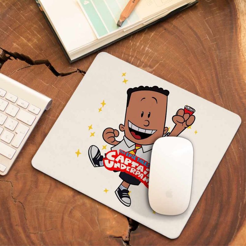 PC, gaming si accesorii - Periferice PC - Mousepad - Mousepad Captain Underpants George Beard Aventurile Capitanului Chilot CoolTrend, 21x19cm - Infinity.ro