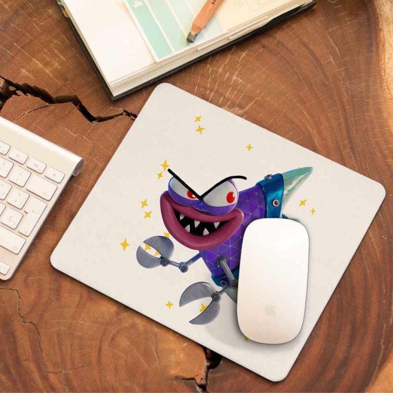 PC, gaming si accesorii - Periferice PC - Mousepad - Mousepad Dog Man Flippy The Fish Pestele CoolTrend, 21x19cm - Infinity.ro